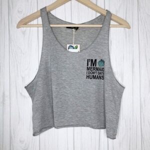 I'm A Mermaid Crop Tank Top 